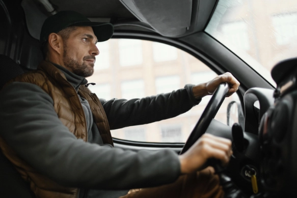 picture of a truck driver